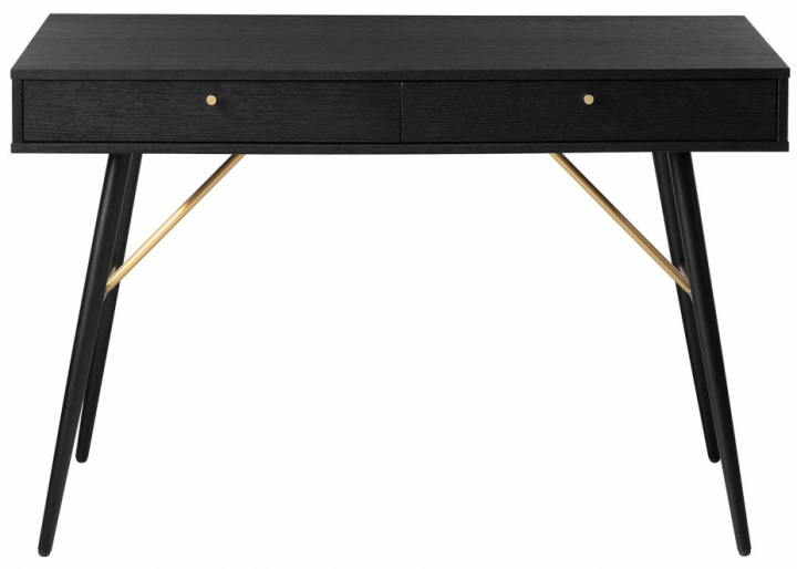 Bureau \'Lux\' - Zwart/Messing in de groep Meubels / Tafels / Bureaus bij Reforma (LUXWD01)