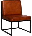 Lounge stoel \'Perry\' - Bruin