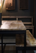 Eettafel \'Ronaldo\' 200x100cm - Hout