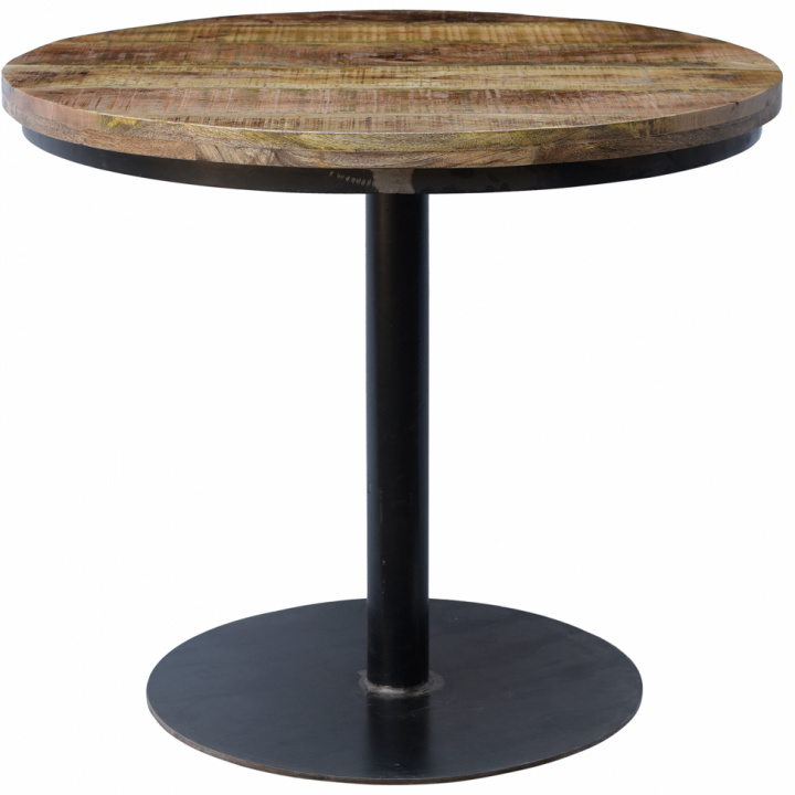 Ronde café tafel \'Jack\' - Hout/Metaal in de groep Meubels / Tafels / Ronde eettafels bij Reforma (M03108)