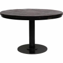Eettafel \'Jack\' Ronde 120cm - Zwart