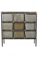 Kast met 9 lades \'Saga\' - Vintage/Patina