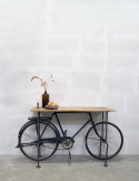 Bijzettafel Vintage bicycle - Hout/IJzer