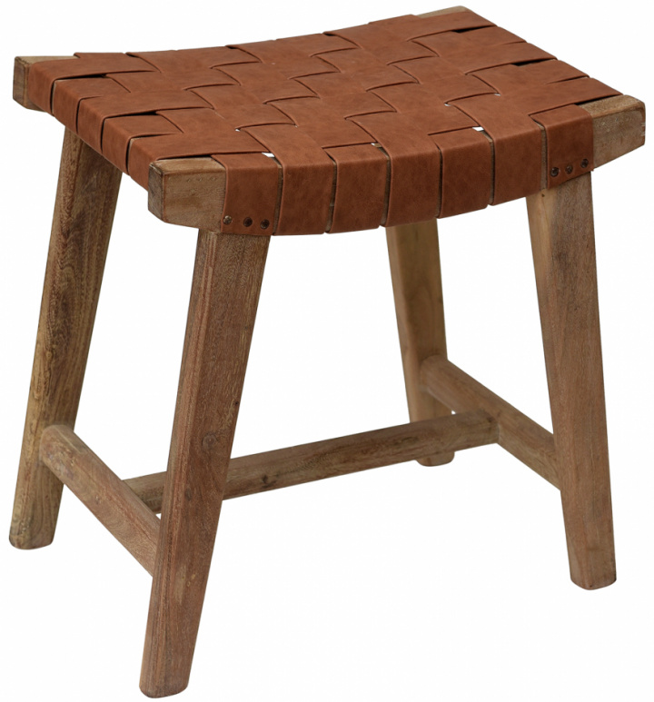 Kruk \'James\' - Bruin in de groep Meubels / Zitmeubels / Houten krukken bij Reforma (M11098)