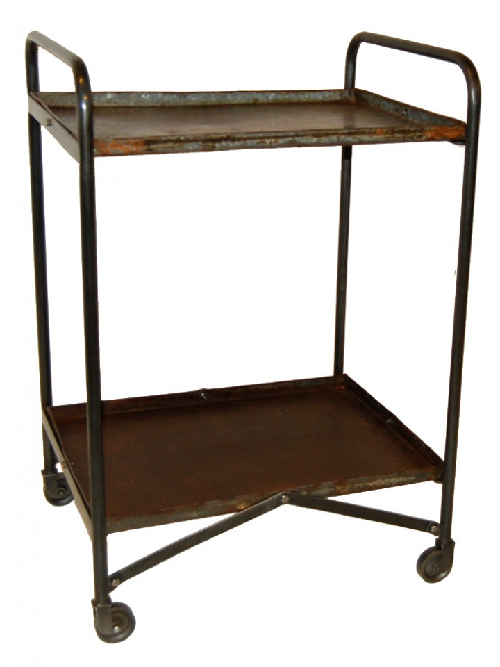 Vintage bijzettafel \'Eton\' - IJzer in de groep Meubels / Tafels / Servicetrolleys & Rollende tafels bij Reforma (M16129)
