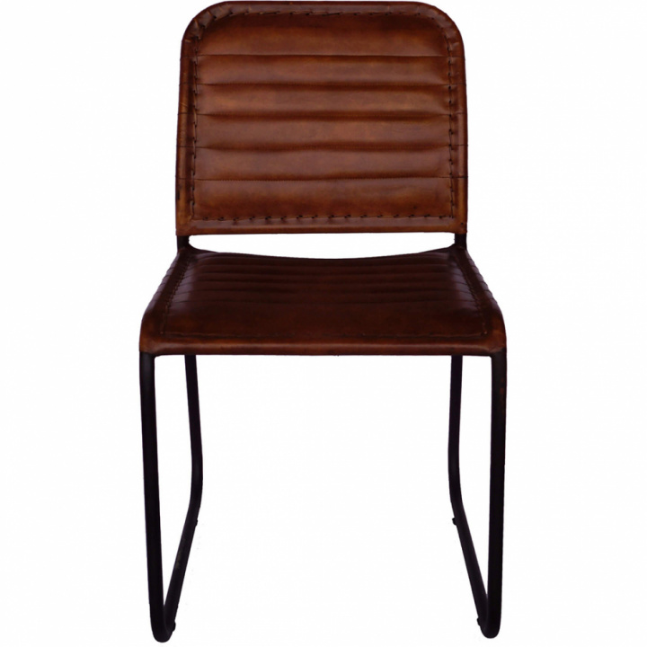 Stoel \'Ken\' - Leer in de groep Meubels / Zitmeubels / Stoelen bij Reforma (MA0107)