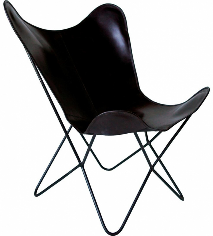 Lounge stoel Vintage - Zwart in de groep Meubels / Zitmeubels / Fauteuils bij Reforma (MA0206)