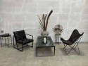 Lounge stoel Vintage - Zwart