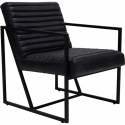 Lounge stoel \'Tender\' - Zwart
