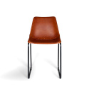 Lounge stoel Vintage - Leer/IJzer