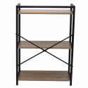 Plank \'Tre\' - Zwart/Hout
