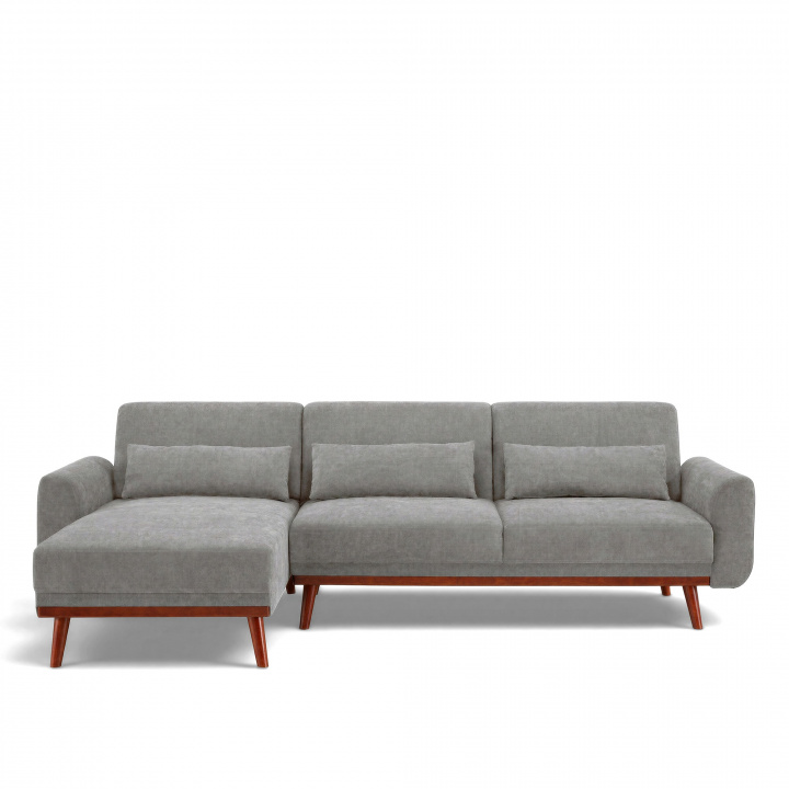 Slaapbank \'Texas\' - Lichtgrijs in de groep Meubels / Banken / Slaapbanken bij Reforma (MLM-502580-lightgrey)