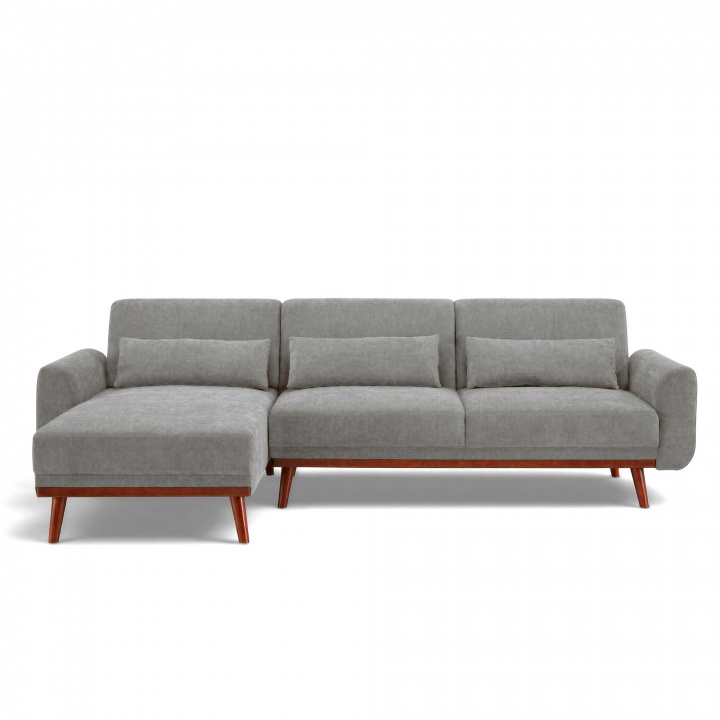 Slaapbank \'Texas\' - Lichtgrijs in de groep Meubels / Banken / Slaapbanken bij Reforma (MLM-502580-lightgrey)