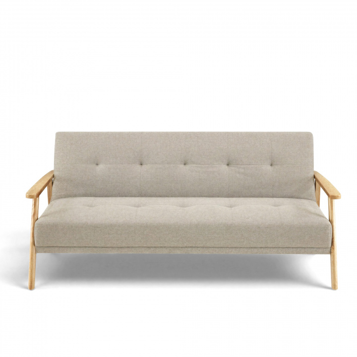 Slaapbank \'Klippan\' - Beige in de groep Meubels / Banken / Slaapbanken bij Reforma (MLM-502650-beige)