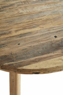 Eettafel \'Recycled\' Rond 110cm - Natuur/gerecycled hout