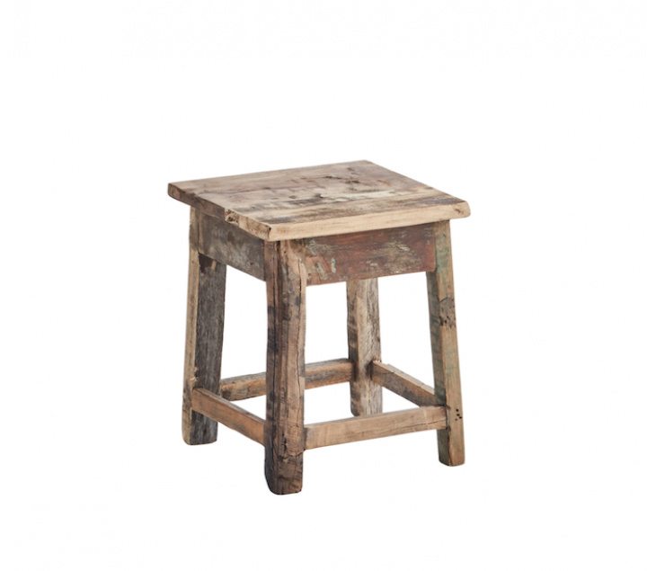 Kruk \'Recycled\' - Natuur/gerecycled hout in de groep Kamer bij Reforma (MND0127)