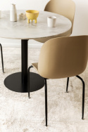 Eettafel \'Marbleous Lycke\' - 1 Tafel Ø100 & 4 Stoelen