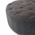 Poef \'Dimple\' Rond 84cm - Grijs