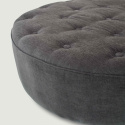 Poef \'Dimple\' Rond 84cm - Grijs