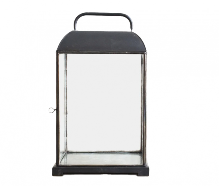 Lantaarn \'Paros\' - Zwart in de groep Inrichting / Decoratie / Kaarsenhouders & Lantaarns bij Reforma (PM011420)