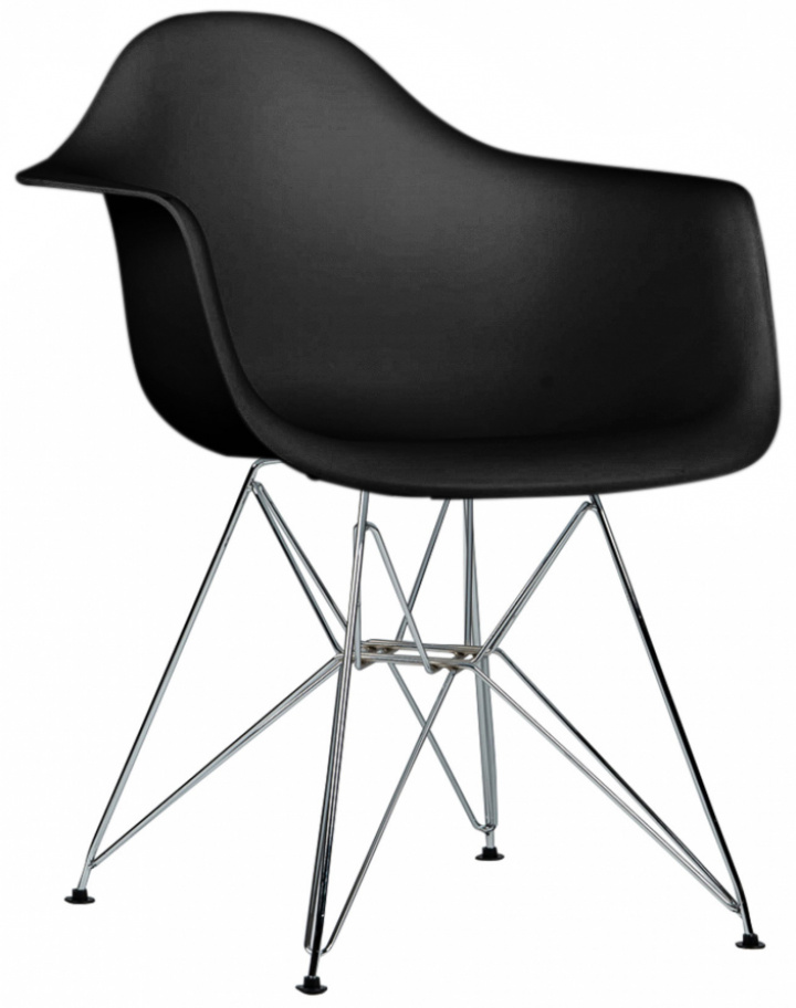 Stoel \'Bjurholm\' - Zwart stalen poot in de groep Meubels / Zitmeubels / Stoelen bij Reforma (PP-620-BLACK-steel)