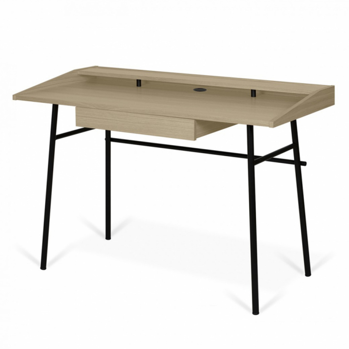 Bureau \'Punt\' - Eik/Zwart in de groep Meubels / Tafels / Bureaus bij Reforma (PUNTWD01)