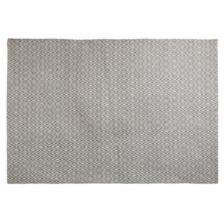 Vloerkleed \'Cozy Luxury\' 60x90cm - Grijs/Wit in de groep Inrichting / Vloerkleden / Herbruikte tapijten bij Reforma (Pet-Pattern-60x90)