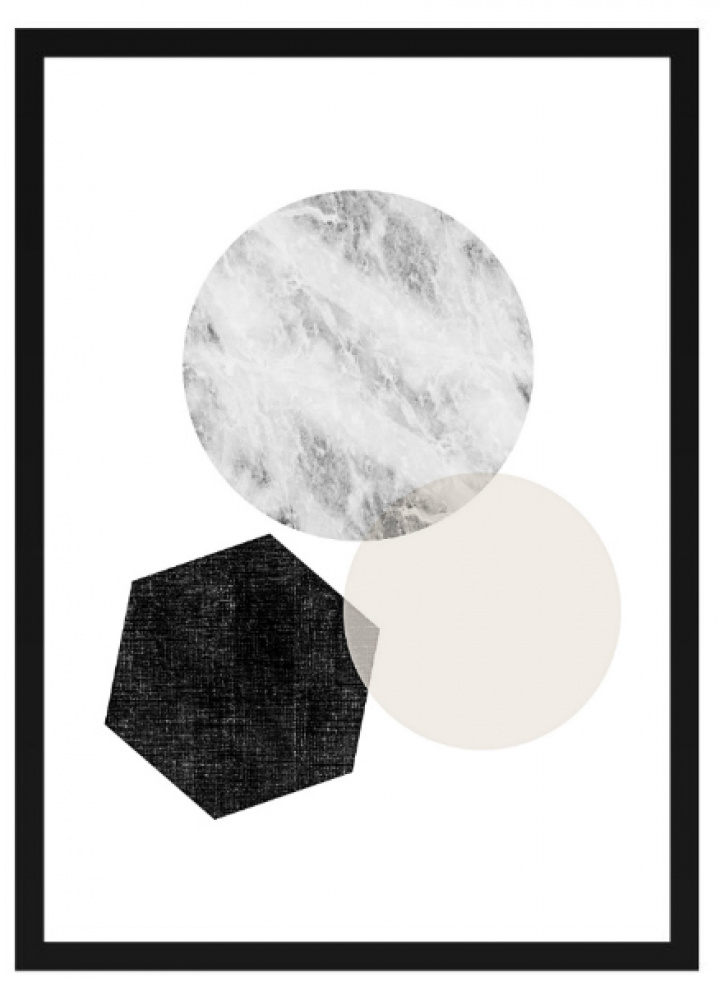Poster - \'Geometrisch x3\' in de groep Inrichting / Decoratie / Schilderijen & posters bij Reforma (Poster_geometriskx3)