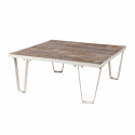 Salontafel Vintage - Wit Patina/Hout