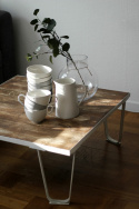 Salontafel Vintage - Wit Patina/Hout