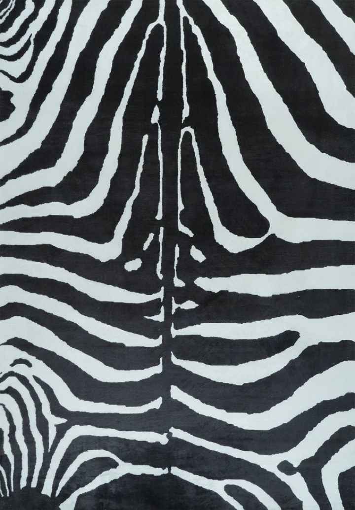 Tapijt \'Marovi\' - Zwart/Wit in de groep Inrichting / Vloerkleden bij Reforma (RG01-30)