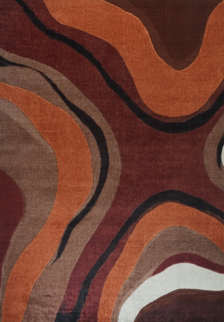 Tapijt \'Marionae\' - Rood/Multi in de groep Inrichting / Vloerkleden bij Reforma (RG01-42)