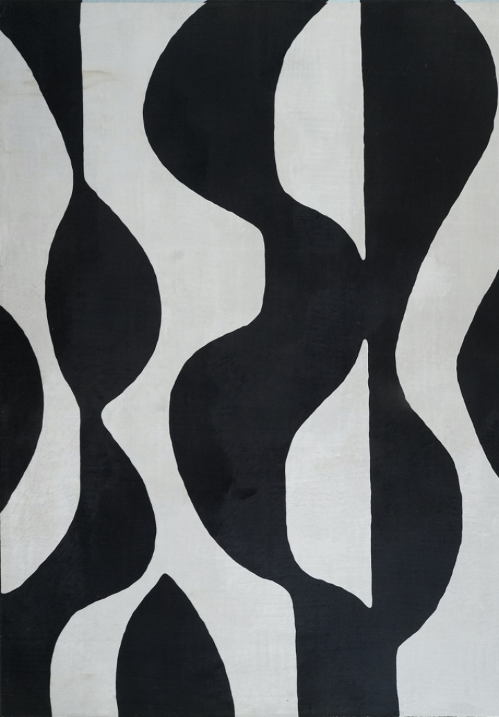 Vloerkleed \'Sorvento\' - Zwart/Beige in de groep Inrichting / Vloerkleden bij Reforma (RG01-50)