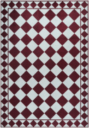 Tapijt \'Crestina\' - Rood/Wit