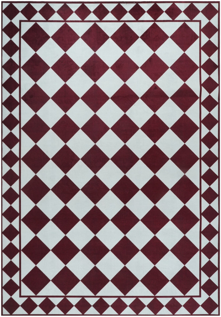 Tapijt \'Crestina\' - Rood/Wit in de groep Vloerkleden bij Reforma (RG01-55)