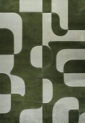 Tapijt \'Merano\' - Groen/Beige