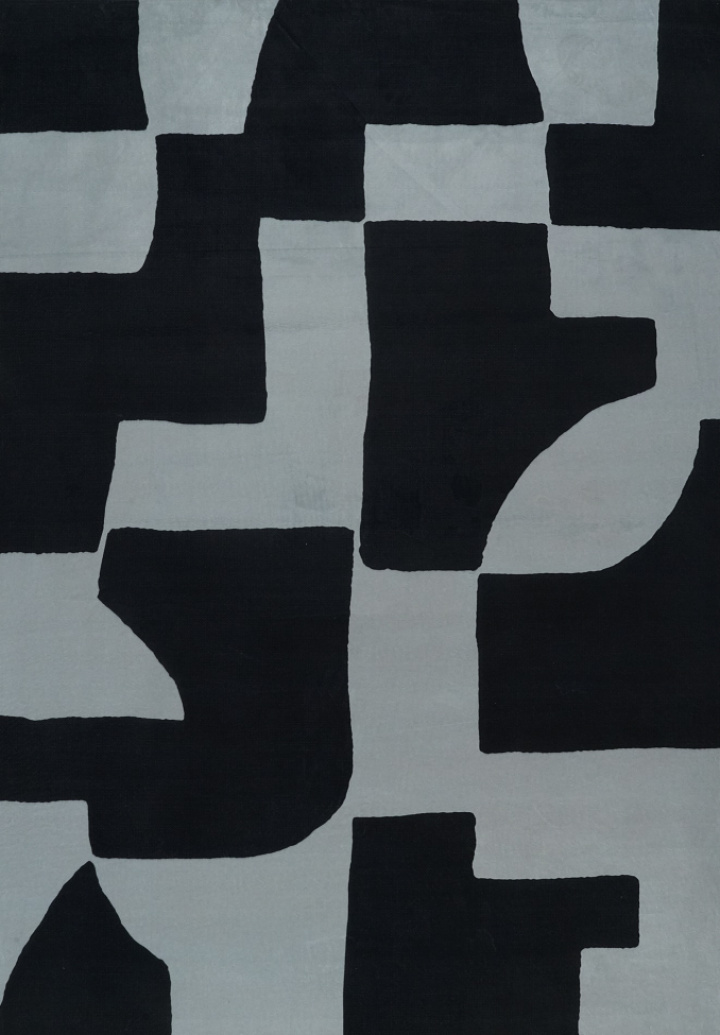 Vloerkleed \'Velenna\' - Zwart/Grijs in de groep Inrichting / Vloerkleden bij Reforma (RG01-6)