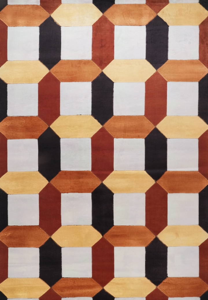 Vloerkleed \'Oralia\' - Wit/Multikleur in de groep Inrichting / Vloerkleden bij Reforma (RG01-855)