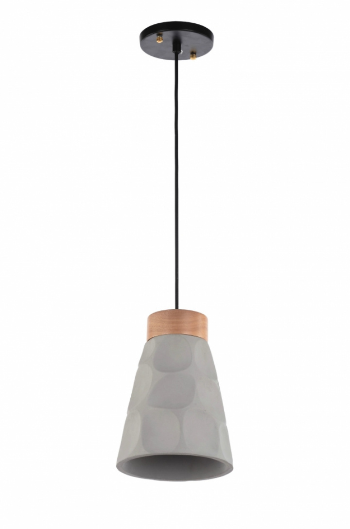 Hanglamp \'Mark\' - Hout/Cement in de groep Verlichting / Lampen / Plafonds bij Reforma (RH185)