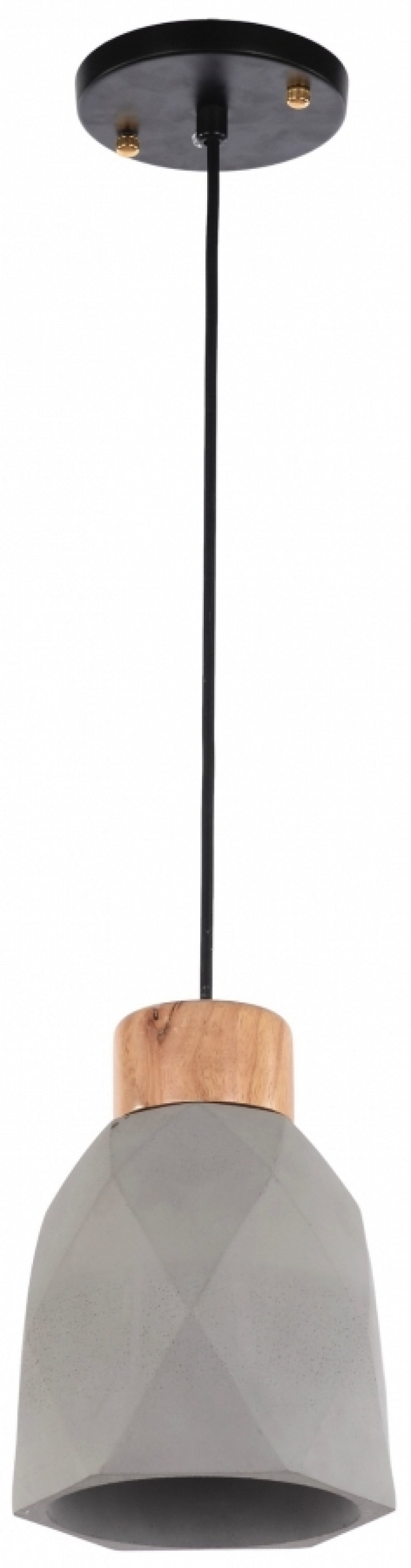 Hanglamp \'Mika\' - Hout/Cement in de groep Verlichting / Lampen / Plafonds bij Reforma (RH187-concrete)
