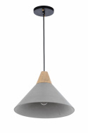 Hanglamp \'Morris\' - Hout/Cement
