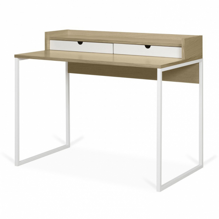 Bureau \'Rhone\' - Eiken/Wit in de groep Meubels / Tafels / Bureaus bij Reforma (RHONEWD01)