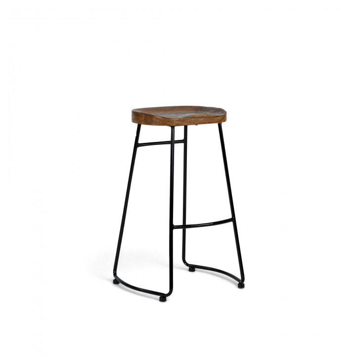 Pallet \'Em\' - Natuur/Zwart in de groep Meubels / Zitmeubels / Barkrukken bij Reforma (RW812-30)