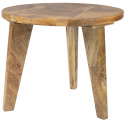 Salontafel \'Vintage\' Rond 50cm - Natuur