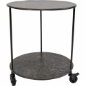 Bijzettafel \'Monaco\' Rond 60cm - Platina