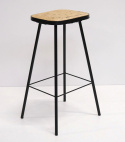 Barstoel Vintage - Gerecycled hout