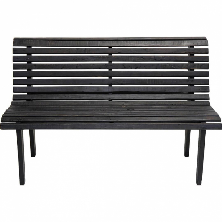 Bank met latten Vintage - Zwart in de groep Meubels / Tuinmeubelen / Buitenbanken bij Reforma (SG1832)