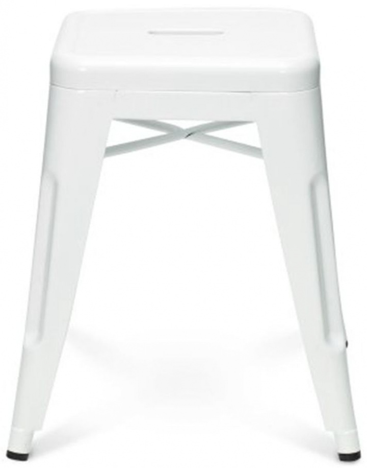 Kruk \'Montmartre\' 45cm - Wit in de groep Meubels / Zitmeubels / Houten krukken bij Reforma (SM-1025F-white)