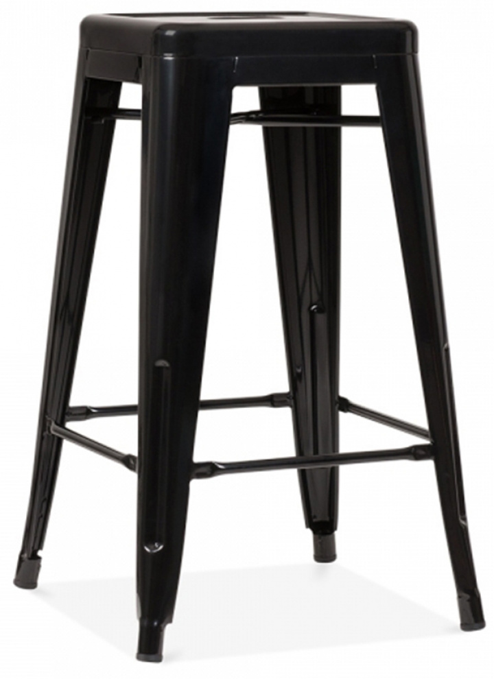 Kruk \'Montmartre\' 65cm - Zwart in de groep Meubels / Zitmeubels / Houten krukken bij Reforma (SM-1025K-black)