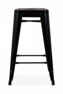 Kruk \'Montmartre\' 65cm - Zwart